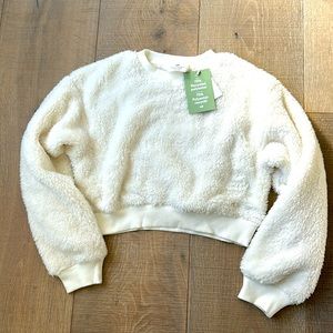 HM cozy cropped kids sweatshirt
